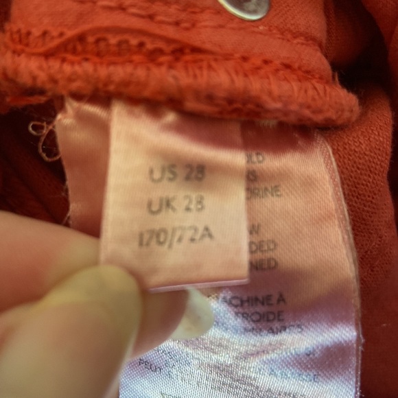 Pilcro and The Letterpress High Rise Slim Ankle Jeans Size 28 - Picture 7 of 9